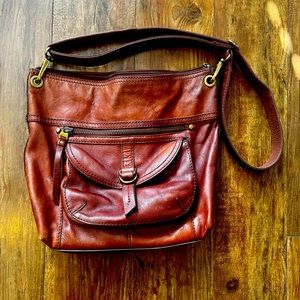 Vintage Fossil Crossbody Bag